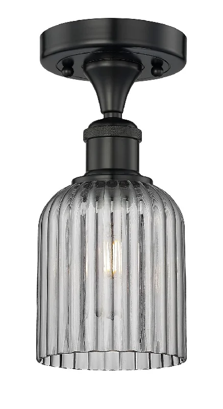 Industrial Lighting for Printing Press FacilitiesEdison One Light Semi-Flush Mount Industrial Lighting for Printing Press FacilitiesEdison One Light Semi-Flush Mount