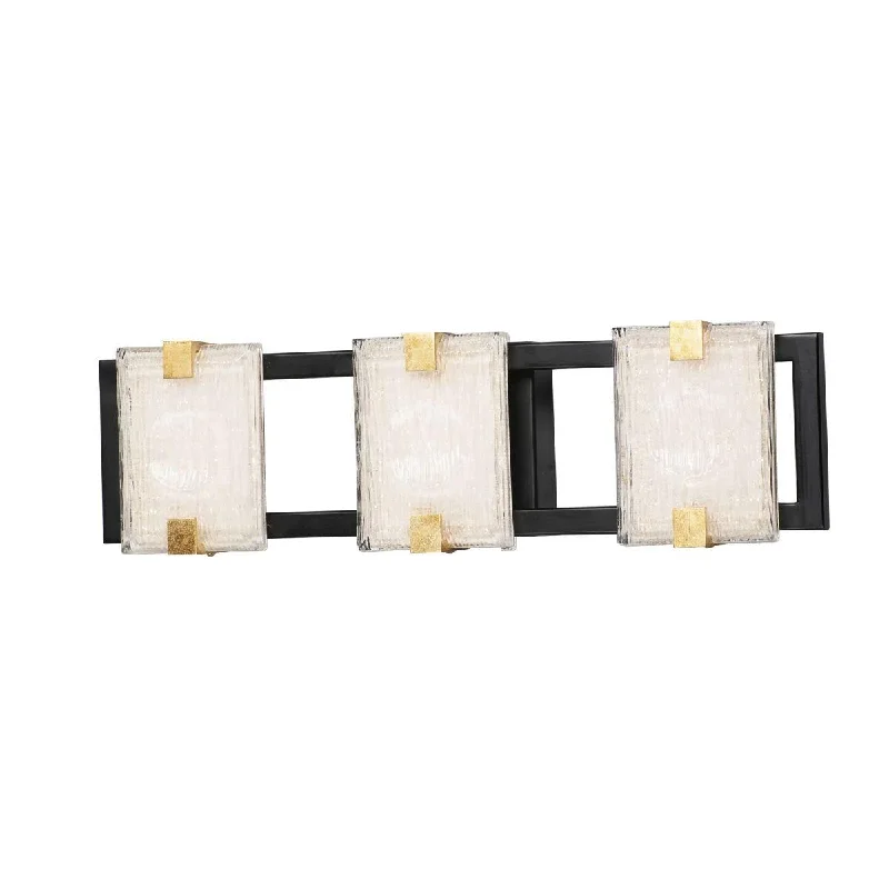Industrial Lighting for Pharmaceutical ManufacturingRadiant 20 in. LED Vanity Light Black Finish