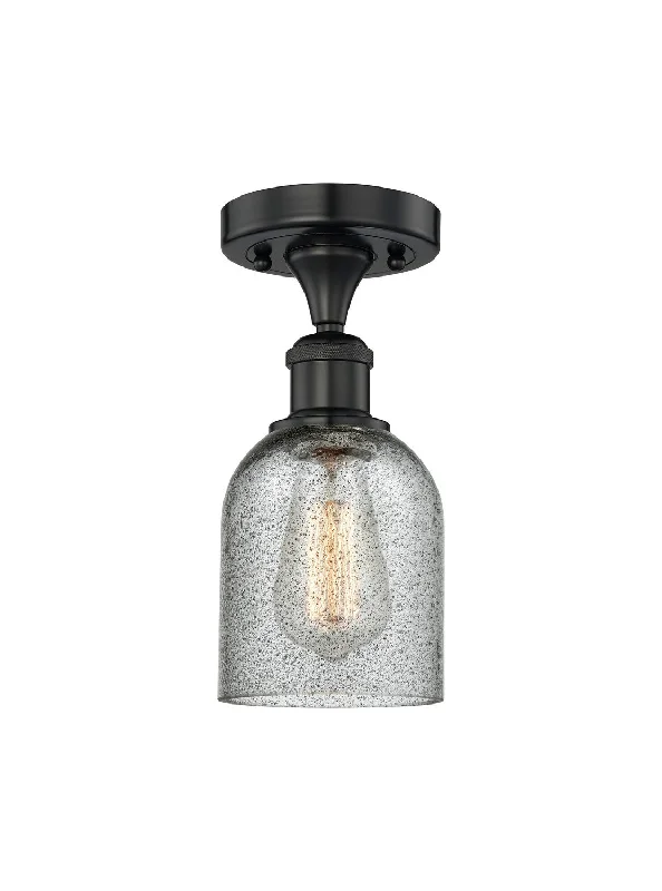 Industrial Pendant Lighting for Machine ShopsEdison One Light Semi-Flush Mount