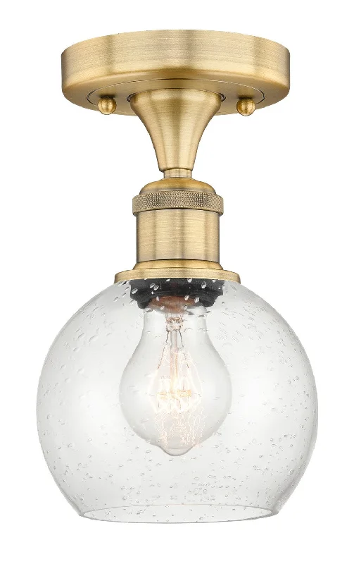 Adjustable Industrial Lighting for Flexible IlluminationEdison One Light Semi-Flush Mount