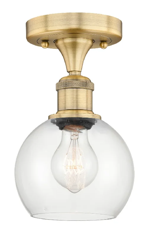 Energy - Efficient Industrial Lighting for Cost - SavingsEdison One Light Semi-Flush Mount