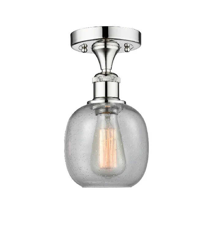 Industrial Area Lighting for Large Open SpacesEdison One Light Semi-Flush Mount