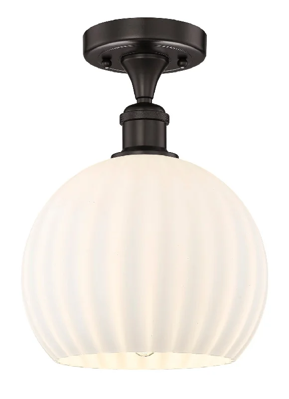 Industrial Lighting for Woodworking FactoriesEdison LED Semi-Flush Mount