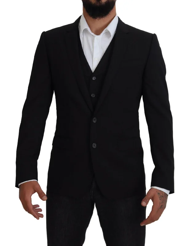 Dolce & Gabbana Elegant  Martini Two-Piece Men's Suit