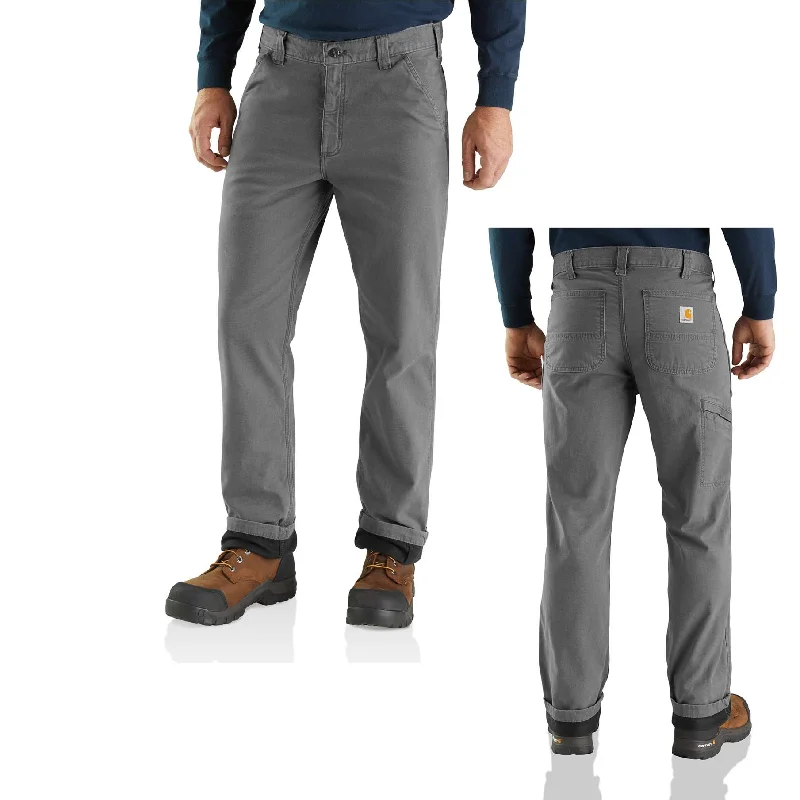 Men's Flannel Lined Relaxed Fit Rugged Flex Pants 103342