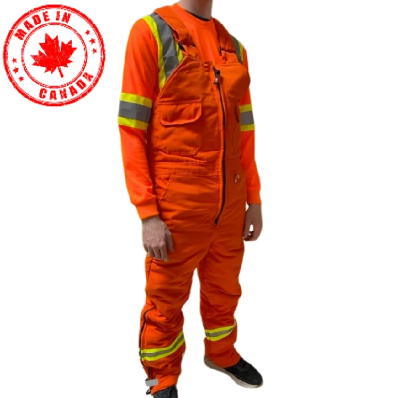 Premium Orange Insulated AR/FR Bib Overalls