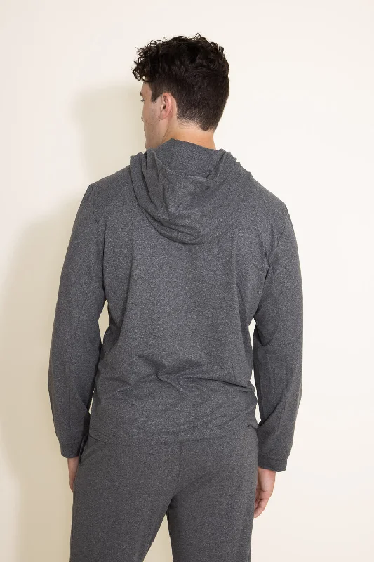 1897 Active Every Day Performance Hoodie for Men in Charcoal | MJ850-CHARCOALHEATHER