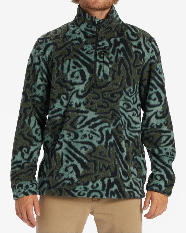 Boundary Half-Zip Mock Neck Fleece - Camo