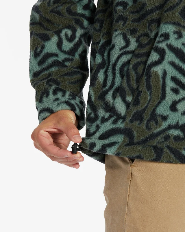 Boundary Half-Zip Mock Neck Fleece - Camo