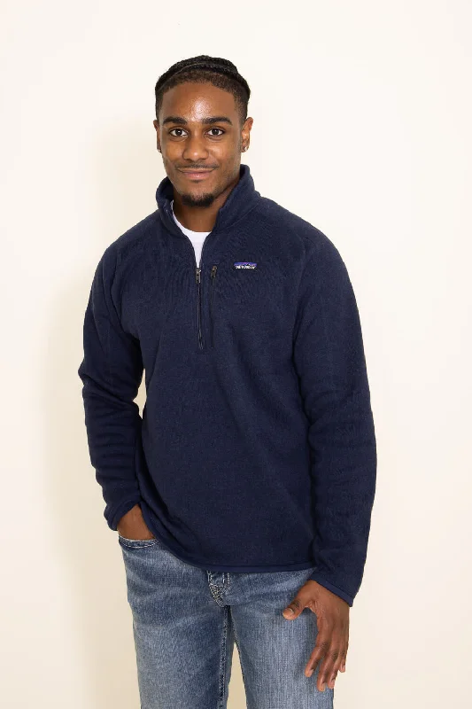 Patagonia Men’s Better Sweater Quarter Zip in Navy | 25523-NENA