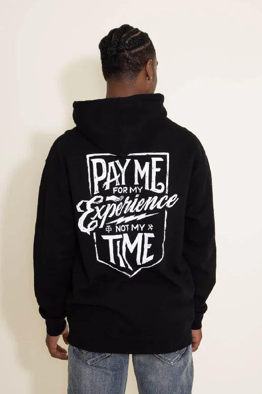 Troll Co. Pay Me Hoodie for Men in Black | TC0684-BLACK