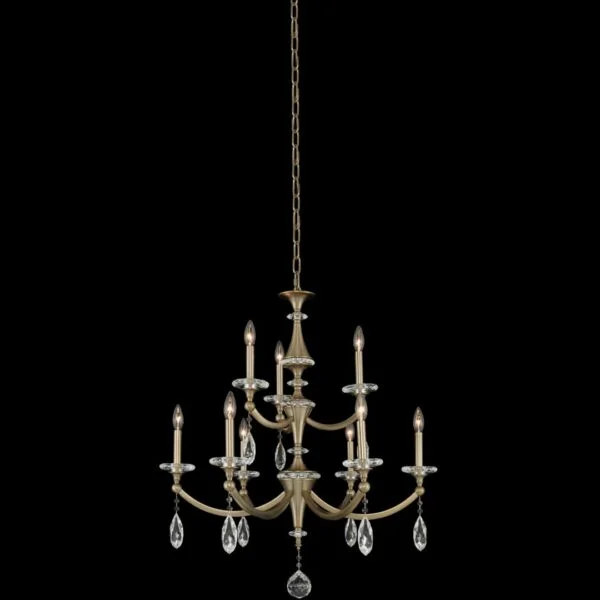 Chandeliers with Metal Frames in Silver FinishChandeliers with Metal Frames in Silver FinishFloridia (6+3) Light 2 Tier Chandelier Chandeliers with Metal Frames in Silver FinishChandeliers with Metal Frames in Silver FinishFloridia (6+3) Light 2 Tier Chandelier