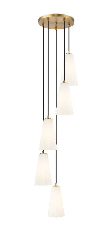 Chandeliers with Pendant Lights for a Stylish LookChandeliers with Pendant Lights for a Stylish Look3043P6-5R-MGLD