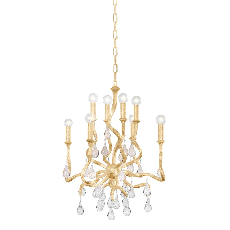 Chandeliers with Metal Frames in Gold FinishChandeliers with Metal Frames in Gold FinishAveline Chandelier Chandeliers with Metal Frames in Gold FinishChandeliers with Metal Frames in Gold FinishAveline Chandelier
