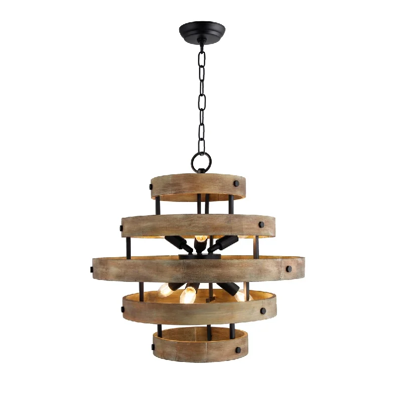 Mini Chandeliers for Adding Charm to Small SpacesMini Chandeliers for Adding Charm to Small Spaces6 Light Wood Drum Chandelier in Matte Black and Natural Wood finish Mini Chandeliers for Adding Charm to Small SpacesMini Chandeliers for Adding Charm to Small Spaces6 Light Wood Drum Chandelier in Matte Black and Natural Wood finish