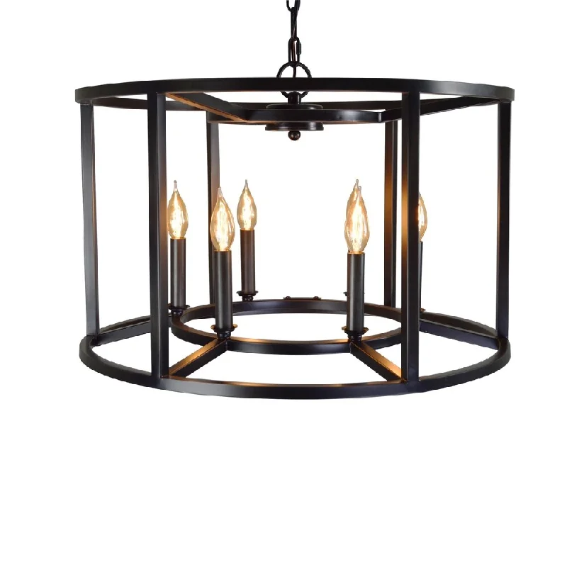 Ceiling - Mounted Chandeliers for Standard CeilingsCeiling - Mounted Chandeliers for Standard CeilingsAA Warehousing Cage Drum Candle-Style Chandelier Ceiling - Mounted Chandeliers for Standard CeilingsCeiling - Mounted Chandeliers for Standard CeilingsAA Warehousing Cage Drum Candle-Style Chandelier