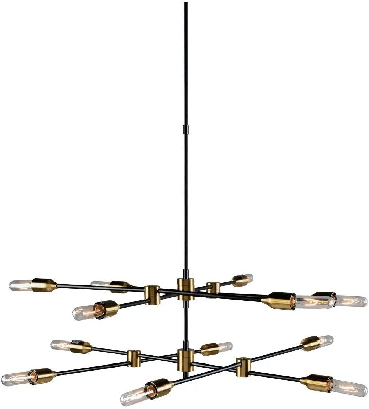 Victorian - Inspired Chandeliers with Ornate DetailsVictorian - Inspired Chandeliers with Ornate DetailsBenzara 12 Light Contemporary Metal Chandelier, Black and Gold Victorian - Inspired Chandeliers with Ornate DetailsVictorian - Inspired Chandeliers with Ornate DetailsBenzara 12 Light Contemporary Metal Chandelier, Black and Gold