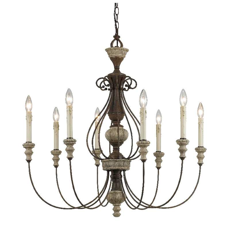 Chandeliers for Dining Rooms to Set the Mood for MealsChandeliers for Dining Rooms to Set the Mood for MealsBenzara 8 Light Metal Candle Chandelier with Scrolled Details, Gray and Brown Chandeliers for Dining Rooms to Set the Mood for MealsChandeliers for Dining Rooms to Set the Mood for MealsBenzara 8 Light Metal Candle Chandelier with Scrolled Details, Gray and Brown
