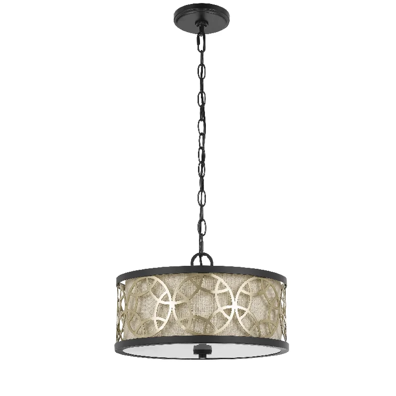 Chandeliers with Adjustable Height for Custom InstallationChandeliers with Adjustable Height for Custom InstallationBenzara Cylindrical Drum Pendant Chandelier with Lattice Design, Black and Brass Chandeliers with Adjustable Height for Custom InstallationChandeliers with Adjustable Height for Custom InstallationBenzara Cylindrical Drum Pendant Chandelier with Lattice Design, Black and Brass