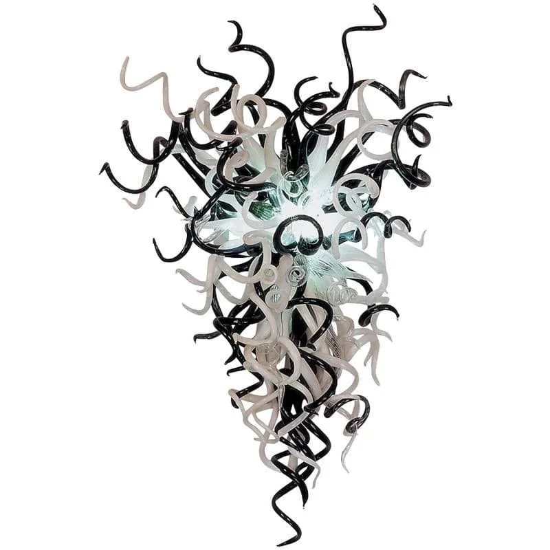 Chandeliers for Dining Rooms to Set the Mood for MealsChandeliers for Dining Rooms to Set the Mood for MealsBlown Glass Chandelier Black White N Clear Colors Chihuly Type Chandeliers for Dining Rooms to Set the Mood for MealsChandeliers for Dining Rooms to Set the Mood for MealsBlown Glass Chandelier Black White N Clear Colors Chihuly Type