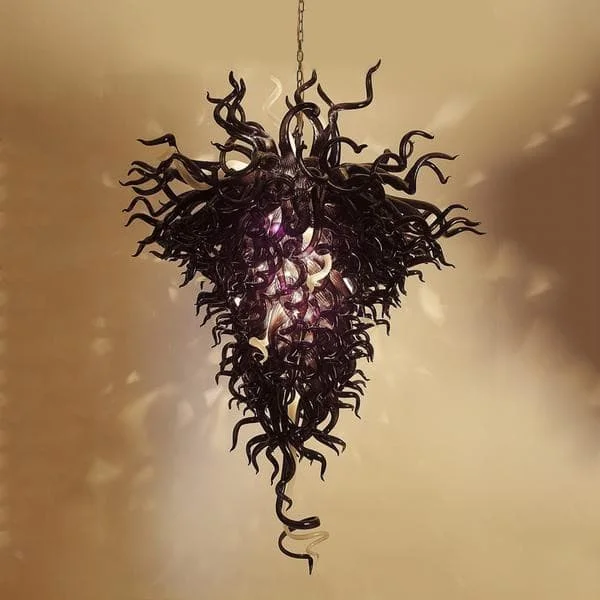 Rustic Wood Chandeliers for Country - Style HousesRustic Wood Chandeliers for Country - Style HousesBlown Glass Chandelier Black N White Chihuly Like