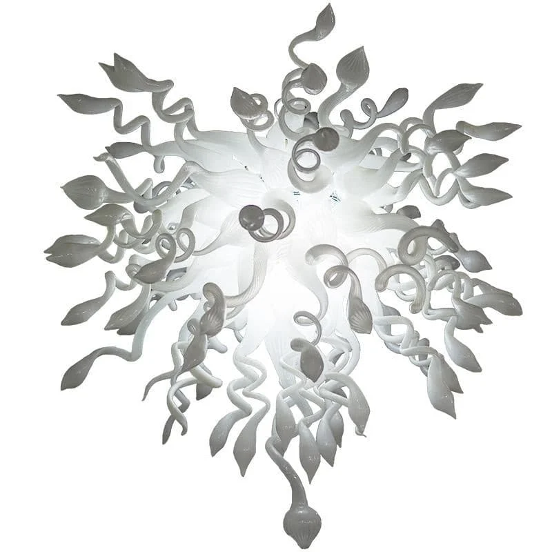 Bohemian - Style Beaded Chandeliers for Eclectic DecorBohemian - Style Beaded Chandeliers for Eclectic DecorModern Chihuly Style Chandelier Snow White Color