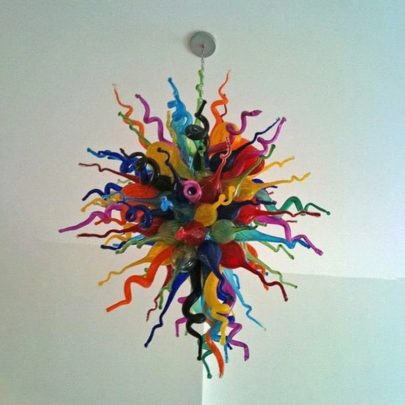 Chandeliers with Adjustable Arms for Directional LightingChandeliers with Adjustable Arms for Directional LightingBlown Glass Chandelier Chihuly Style Colorful Glass Sculpture Chandeliers with Adjustable Arms for Directional LightingChandeliers with Adjustable Arms for Directional LightingBlown Glass Chandelier Chihuly Style Colorful Glass Sculpture