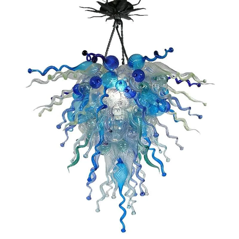 Chandeliers with Colored Glass for a Splash of ColorChandeliers with Colored Glass for a Splash of ColorBlown Glass Chandelier Blue And Clear Glass Chandeliers with Colored Glass for a Splash of ColorChandeliers with Colored Glass for a Splash of ColorBlown Glass Chandelier Blue And Clear Glass