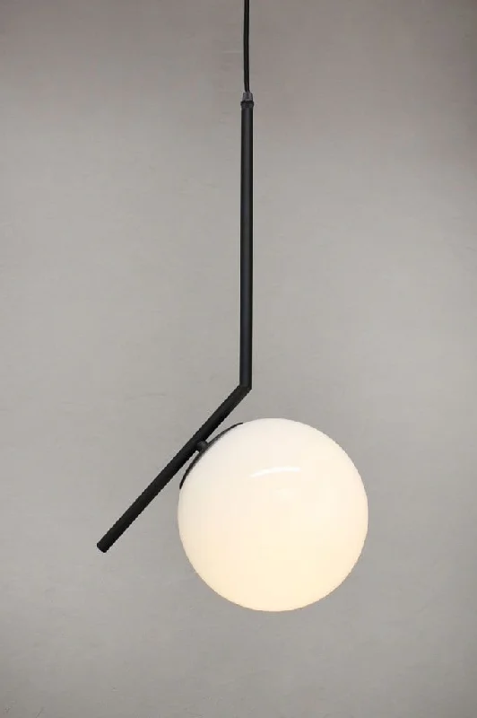 Chandeliers with Metal Frames in Black FinishChandeliers with Metal Frames in Black FinishBonnie Glass Hanging Light