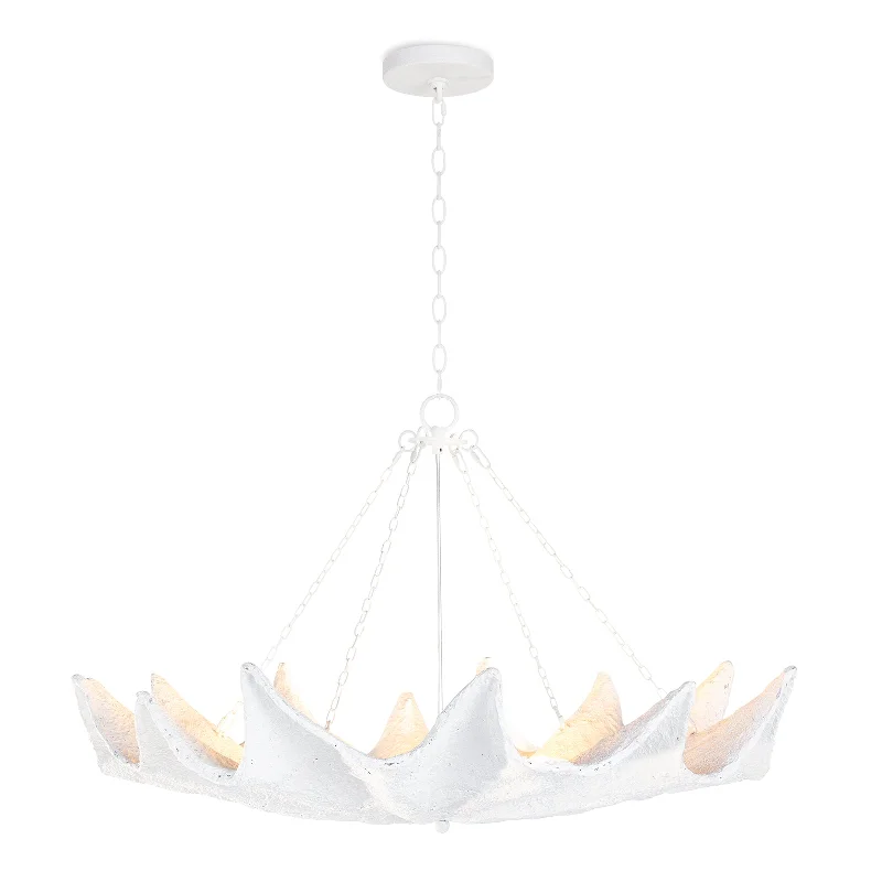Ceiling - Mounted Chandeliers for Standard CeilingsCeiling - Mounted Chandeliers for Standard CeilingsCoastal Living Clam Chandelier By Regina Andrew