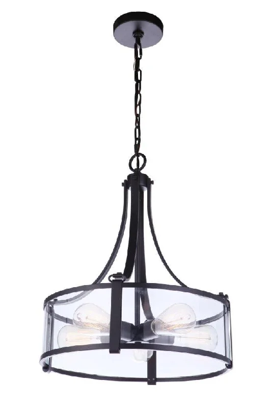 Small Chandeliers for Compact RoomsSmall Chandeliers for Compact RoomsCraftmade Elliot 55395-FB Chandelier Light - Flat Black