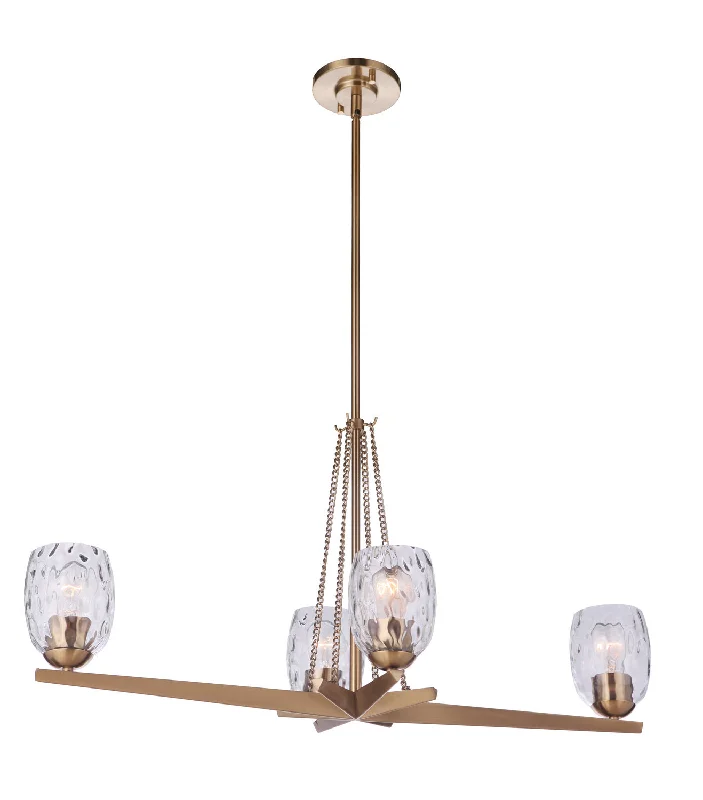 Incandescent Chandeliers for a Warm and Traditional GlowIncandescent Chandeliers for a Warm and Traditional GlowCraftmade Guiding Star 57374-SB Chandelier Light - Satin Brass