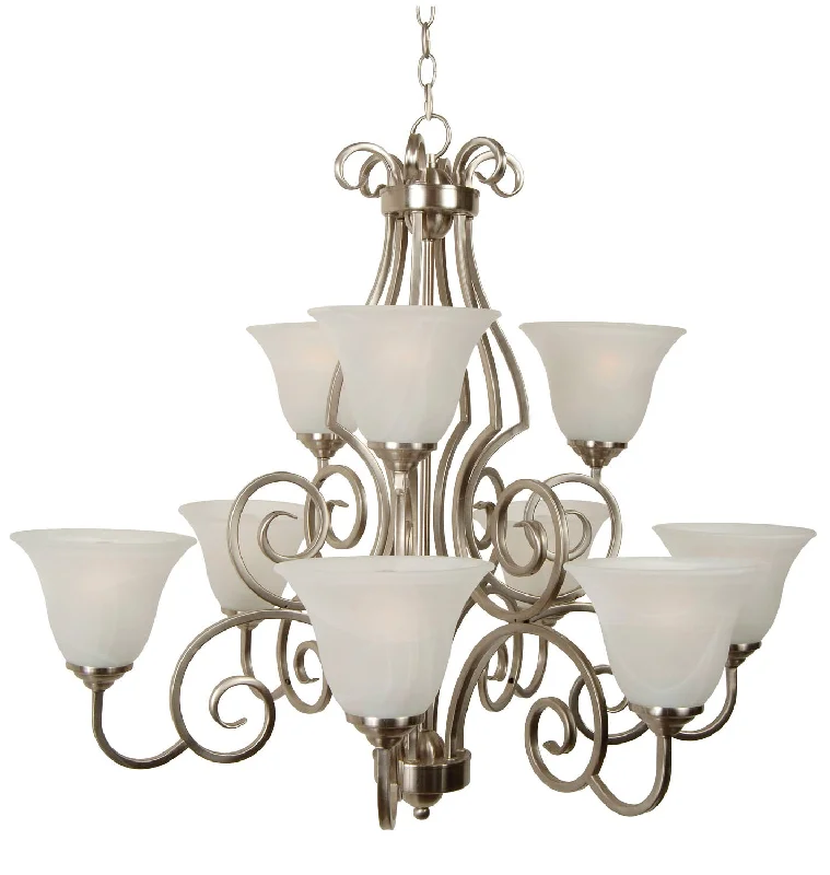 Chandeliers with Metal Frames in Black FinishChandeliers with Metal Frames in Black FinishCraftmade Cecilia 7131BNK9 Chandelier Light - Brushed Satin Nickel Chandeliers with Metal Frames in Black FinishChandeliers with Metal Frames in Black FinishCraftmade Cecilia 7131BNK9 Chandelier Light - Brushed Satin Nickel