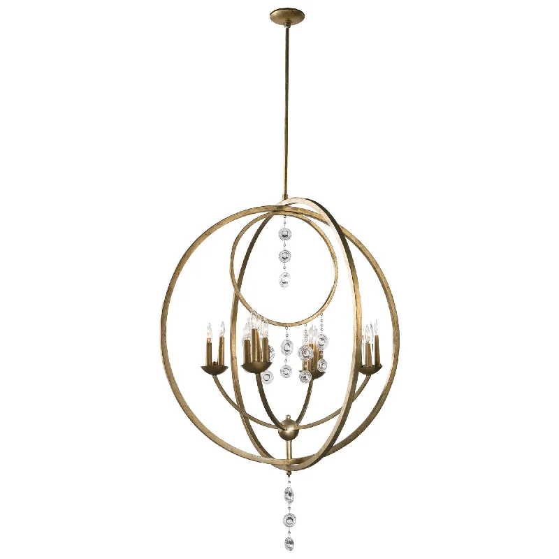Chandeliers with Metal Frames in Copper FinishChandeliers with Metal Frames in Copper FinishCyan Design 02618 Emilia Sixteen Light Chandelier