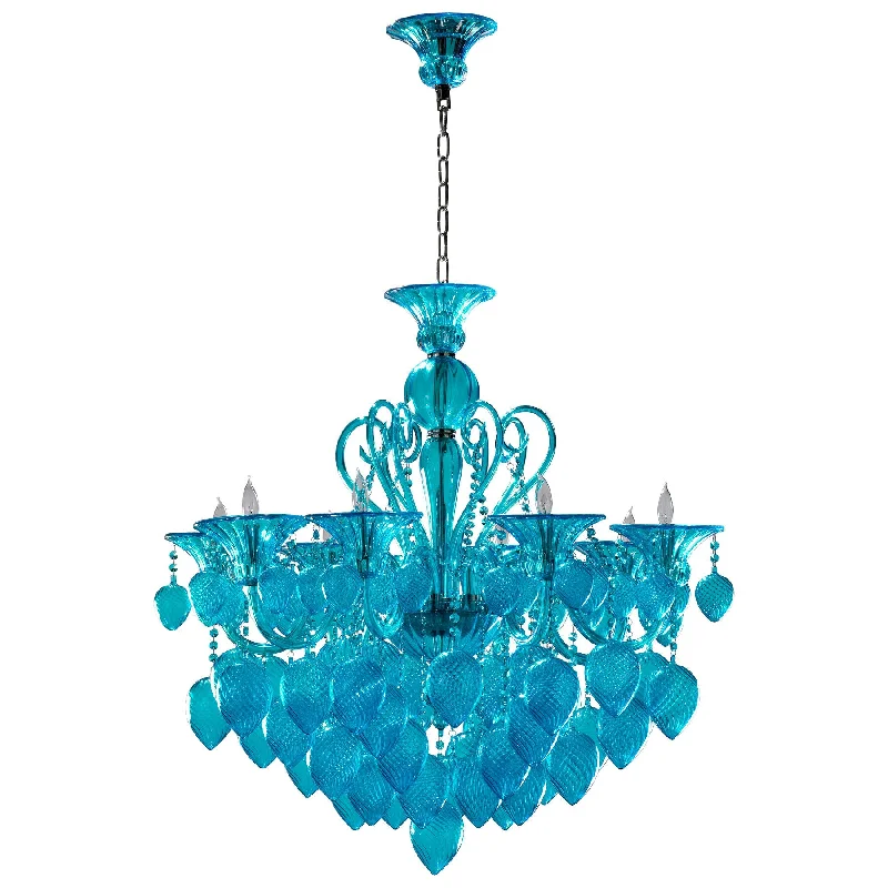 Chandeliers with Adjustable Arms for Directional LightingChandeliers with Adjustable Arms for Directional LightingCyan Design 04618 Bella Vetro Chandelier