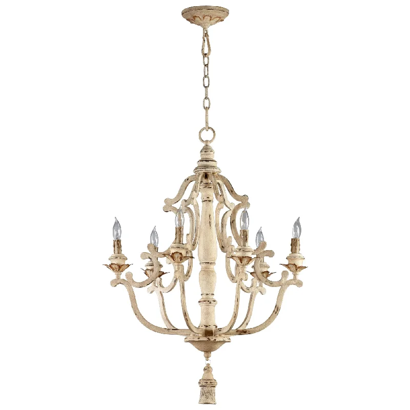 Chandeliers with Metal Frames in Black FinishChandeliers with Metal Frames in Black FinishCyan Design 04633 Maison Six Light Chandelier