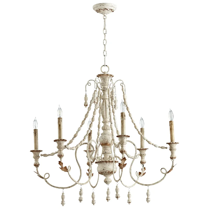 Chandeliers with Candle - Style Bulbs for a Classic AestheticChandeliers with Candle - Style Bulbs for a Classic AestheticCyan Design 06576 Lyon Six Light Chandelier