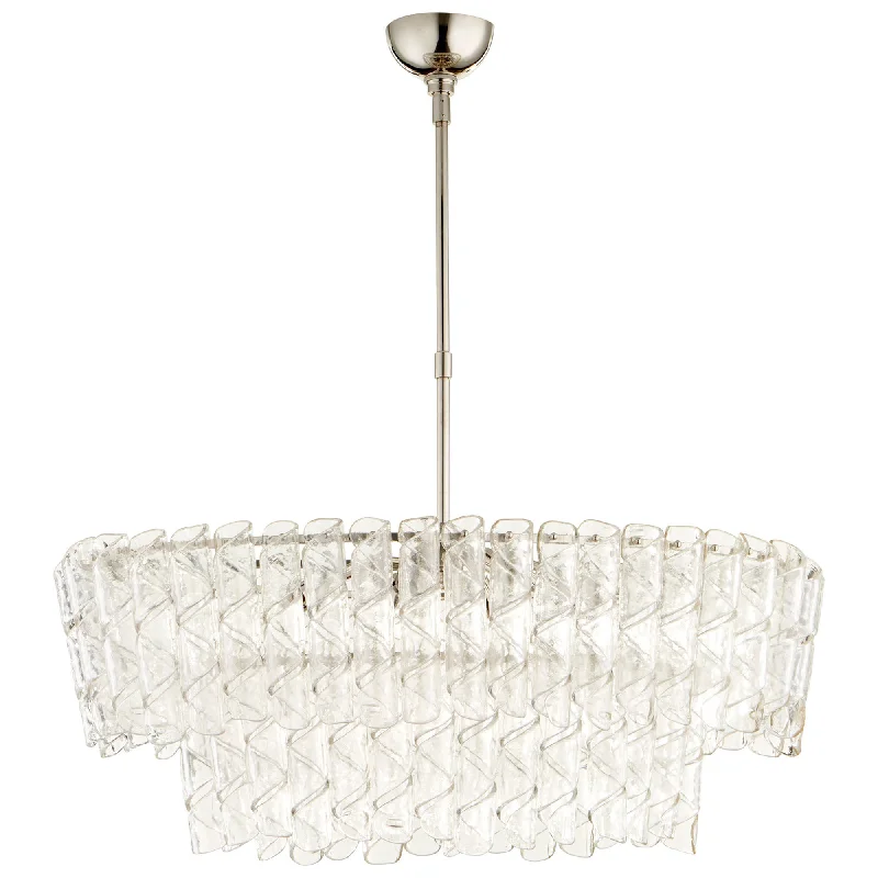 Chandeliers with Metal Frames in Gold FinishChandeliers with Metal Frames in Gold FinishCyan Design 09667 Cannoli 8lt Chandelier