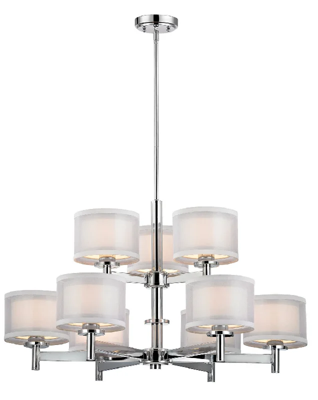 Chandeliers with Clear Crystal for a Sparkling EffectChandeliers with Clear Crystal for a Sparkling EffectDolan Designs Double Organza 1272-26 Chandelier Light - Chrome Chandeliers with Clear Crystal for a Sparkling EffectChandeliers with Clear Crystal for a Sparkling EffectDolan Designs Double Organza 1272-26 Chandelier Light - Chrome