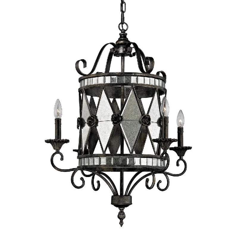 Large Chandeliers for Grand Halls and FoyersLarge Chandeliers for Grand Halls and FoyersELK Lighting Mariana 4 Light Chandelier In Blackened Silver - 19103/4 Large Chandeliers for Grand Halls and FoyersLarge Chandeliers for Grand Halls and FoyersELK Lighting Mariana 4 Light Chandelier In Blackened Silver - 19103/4