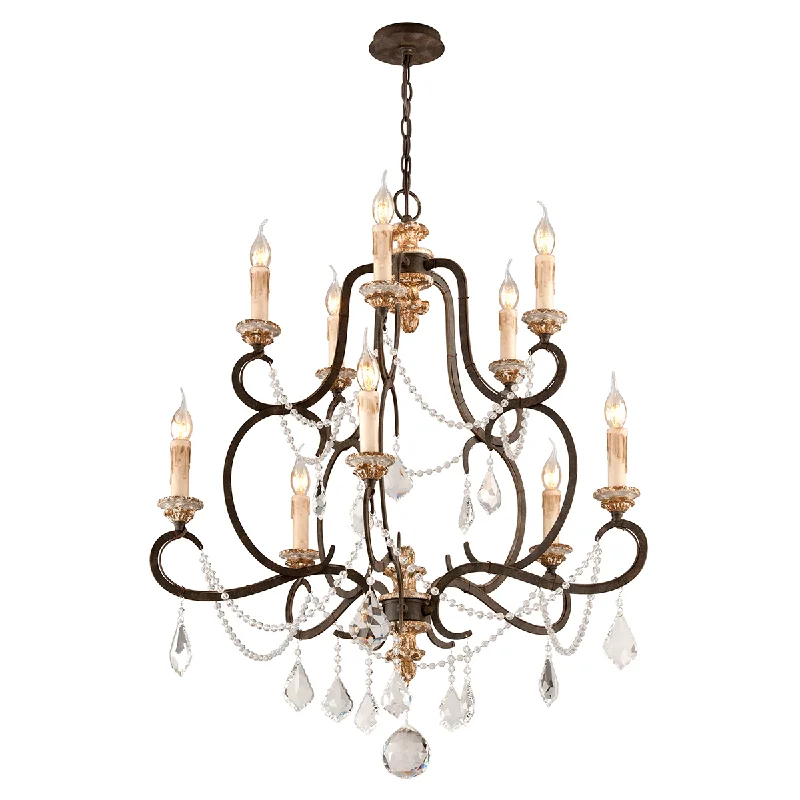 Chandeliers with Metal Frames in Copper FinishChandeliers with Metal Frames in Copper FinishBordeaux Chandelier