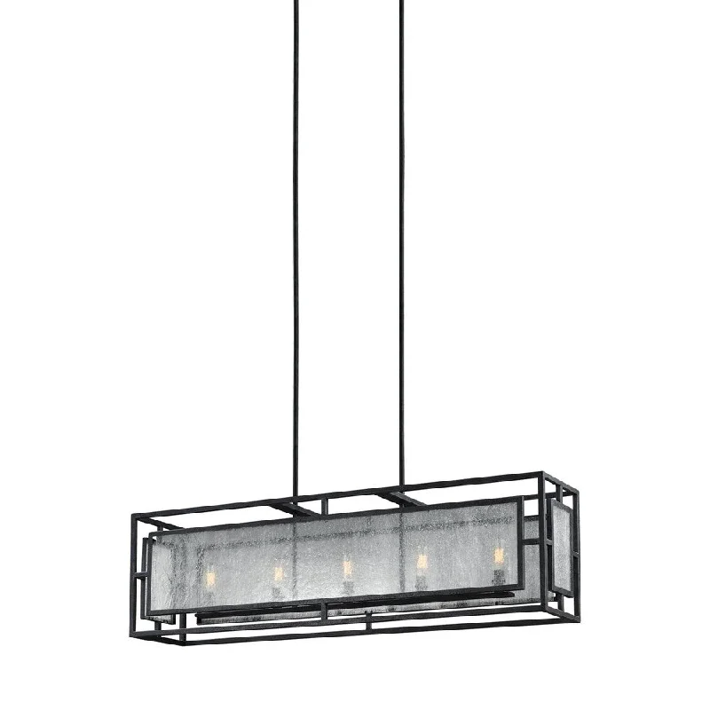 Mid - Century Modern Chandeliers for Vintage AppealMid - Century Modern Chandeliers for Vintage AppealFeiss 5-light Dark Weathered Zinc Chandelier