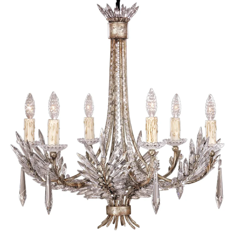Chandeliers with Clear Crystal for a Sparkling EffectChandeliers with Clear Crystal for a Sparkling EffectFine Art Winter Palace 302740ST Chandelier Light - Silver