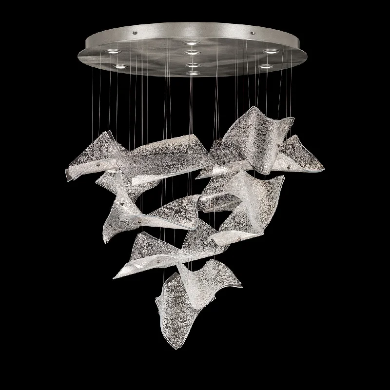 Large Chandeliers for Grand Halls and FoyersLarge Chandeliers for Grand Halls and FoyersFine Art Elevate 895840-162ST Chandelier Light - Silver Leaf Large Chandeliers for Grand Halls and FoyersLarge Chandeliers for Grand Halls and FoyersFine Art Elevate 895840-162ST Chandelier Light - Silver Leaf