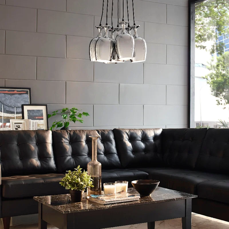 Chandeliers for Low Ceilings to Avoid OvercrowdingChandeliers for Low Ceilings to Avoid OvercrowdingGoodwill Metal Chandelier By Modway - EEI-1585