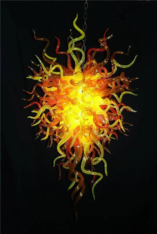 Chandeliers with Frosted Glass for a Softer Light DiffusionChandeliers with Frosted Glass for a Softer Light DiffusionBlown Glass Chandelier Chihuly Style Yellow And Orange Chandeliers with Frosted Glass for a Softer Light DiffusionChandeliers with Frosted Glass for a Softer Light DiffusionBlown Glass Chandelier Chihuly Style Yellow And Orange