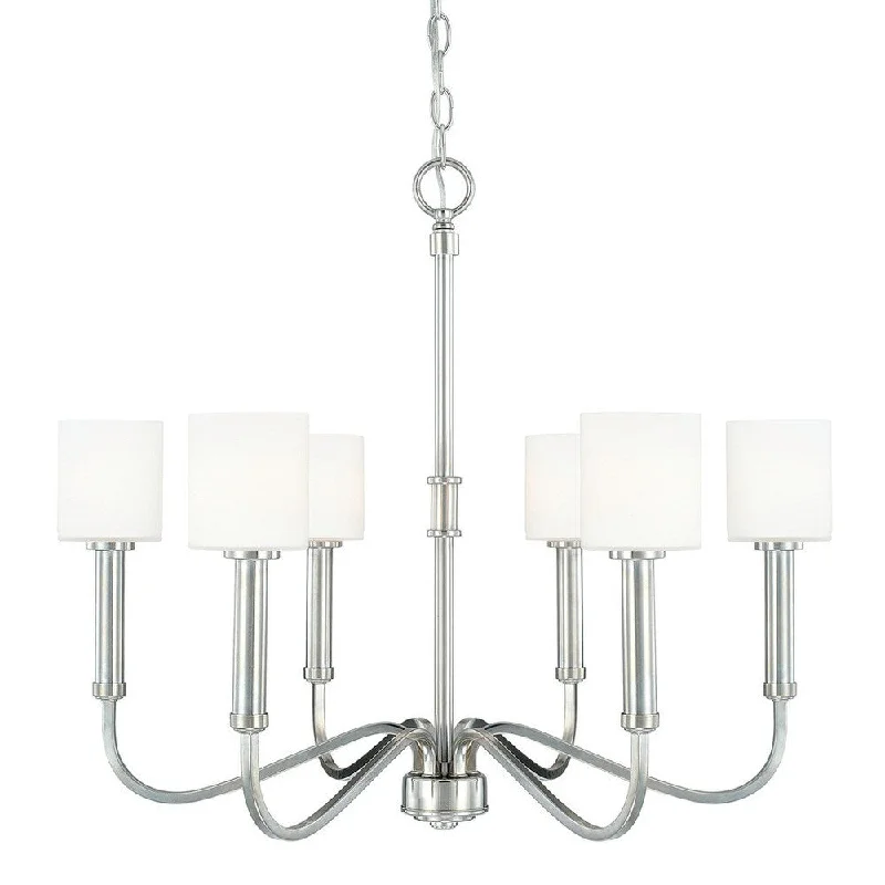 Chandeliers with Metal Frames in Black FinishChandeliers with Metal Frames in Black FinishJaxon 6-light Polished Nickel Chandelier Chandeliers with Metal Frames in Black FinishChandeliers with Metal Frames in Black FinishJaxon 6-light Polished Nickel Chandelier