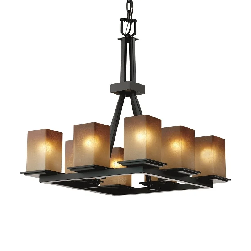 Chandeliers with Murano Glass for a High - End Artistic TouchChandeliers with Murano Glass for a High - End Artistic TouchJustice Design Fusion Montana Ring Chandelier Square with Flat Rim Chandeliers with Murano Glass for a High - End Artistic TouchChandeliers with Murano Glass for a High - End Artistic TouchJustice Design Fusion Montana Ring Chandelier Square with Flat Rim