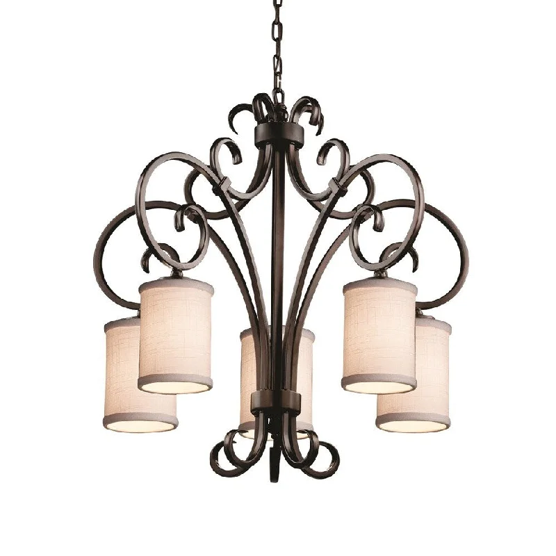 Chandeliers with Sputnik - Style Design for a Futuristic VibeChandeliers with Sputnik - Style Design for a Futuristic VibeJustice Design Textile Victoria 5 Downlight Chandelier
