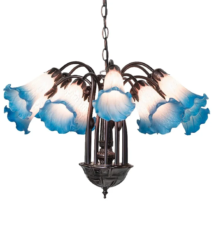 Industrial Iron Chandeliers for Loft - Inspired SpacesIndustrial Iron Chandeliers for Loft - Inspired SpacesPink/Blue 12 Light Chandelier
